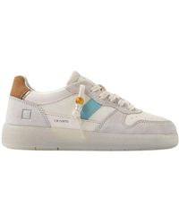 Date - Court 2.0 Vintage Calf Trainers - Lyst