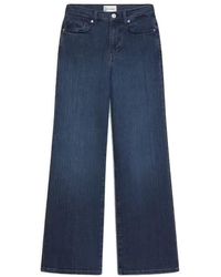 FRAME - Le Slim Palazzo Jean - Lyst