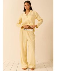 Stripe & Stare - Soft Brushed Woven Pyjama Bottoms - Lyst