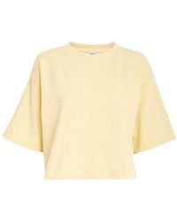 Minus - Msgamma Crop Cotton T-Shirt - Lyst