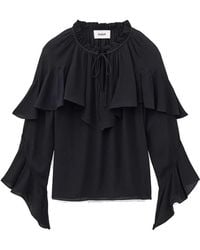 Ba&sh - Betty Ruffle Blouse - Lyst