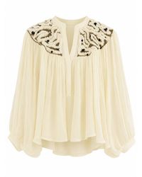Scarlett Poppies - Sorena Embellished Top - Lyst