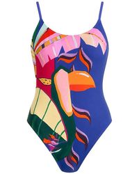 FARM Rio - Scenario One Piece Swimsuit - Lyst