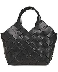 Cala & Jade - Misu Leather Woven Shoulder Bag - Lyst