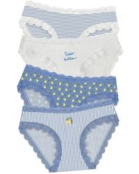 Stripe & Stare - Set Of 4 Briefs - Lyst
