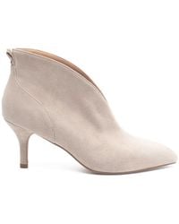 Shoe The Bear - Valentine Low Cut Suede Heel Shoe Boot - Lyst