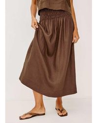 Rails - Alessa Linen Skirt - Lyst