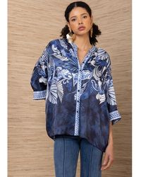 Hale Bob - Oversized Printed Blouse - Lyst