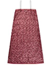 Munthe - Currina Embellished Sequin Sheer Dress - Lyst