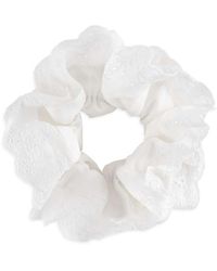 SUI AVA - Cotton Broderie Scrunchie - Lyst