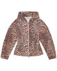 Ganni - Heavy Fleece Zip Hoodie - Lyst