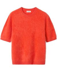 Soft Goat - Brushed Short Sleeve Cashmere Top - Lyst