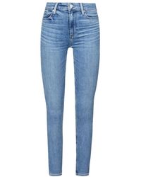 PAIGE - Hoxton Ankle High Rise Skinny Jean - Lyst
