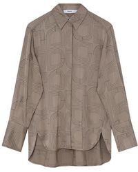 Day Birger et Mikkelsen - Stella Embroidered Logo Shirt - Lyst