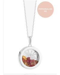 Rachel Jackson - Personalised Medium Deco Sun Mixed Amulet Necklace - Lyst