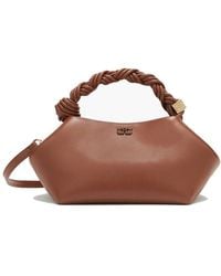 Ganni - Bou Small Butter Leather Bag - Lyst
