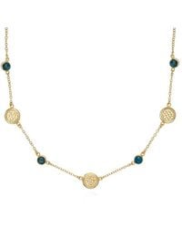Anna Beck - Apatite Station Necklace - Lyst