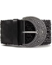 Ba&sh - Balmy Leather Woven Belt - Lyst