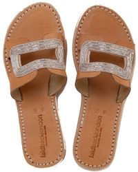 Laidbacklondon - Shimoni Lp Leather Sandal - Lyst