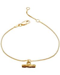 Rachel Jackson - Twisted T Bar Chain Bracelet - Lyst