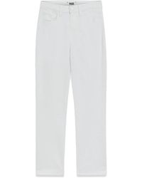 PAIGE - Cindy High Rise Crop Jeans - Lyst