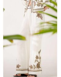 Scarlett Poppies - Sorelle Embellished Trousers - Lyst