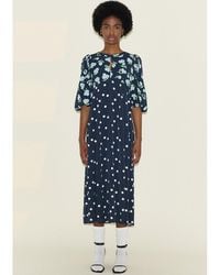 SAMDI - Dahlia Midi Dress - Lyst
