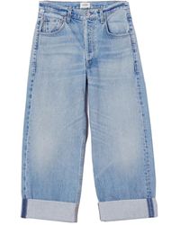 Citizens of Humanity - Ayla Baggy Cuffed Crop High Rise Jean - Lyst