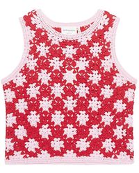 Les Tricots de Léa - Douny Cotton Crochet Top - Lyst
