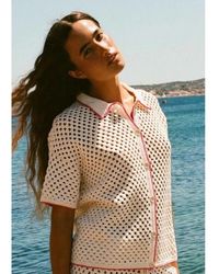Les Tricots de Léa - Gystou Cotton Crochet Top - Lyst