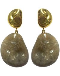 Vanessa Baroni - Double Nugget Stud Earrings - Lyst