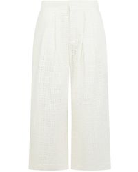 Nooki Design - Marybeth Cotton Broderie Anglais Culottes - Lyst