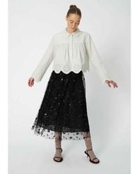 Stella Nova - Sequins Mesh Skirt - Lyst