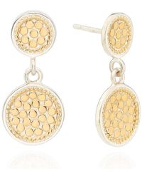 Anna Beck - Double Circle Drop Earrings - Lyst