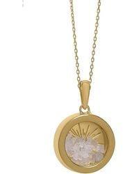 Rachel Jackson - Medium Deco Amulet June Birthstone Necklace - Lyst