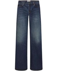 FRAME - The Wide Leg Flare Jeans - Lyst