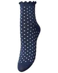 Becksöndergaard - Dotted Frilla Short Sock - Lyst