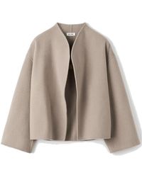 Soft Goat - Short Wool Blend Jacket - Lyst
