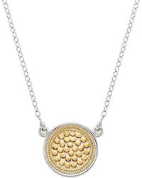 Anna Beck - Reversible Disc Necklace - Lyst