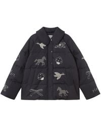 The Tiny Big Sister - Embroidered Down Jacket - Lyst