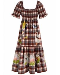 FARM Rio - Country Tartan Maxi Dress - Lyst