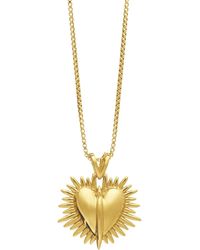 Rachel Jackson - Electric Deco Heart Necklace - Lyst