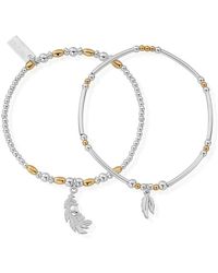 ChloBo - Strength & Courage Set Of 2 Bracelets - Lyst