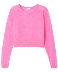 American Vintage - Nuggy Cropped Wool Jumper - Lyst