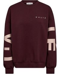 Haute L'Amitié - Maxi Split Logo Sweatshirt - Lyst
