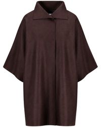 Harris Wharf London - Kimono Mantle Coat - Lyst