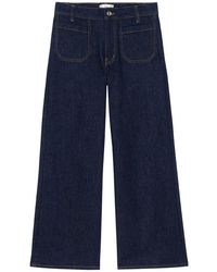 FRAME - Le Slim Palazzo Modern Pocket Jeans - Lyst