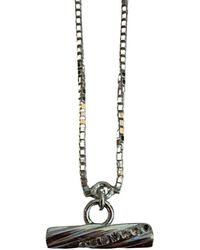 Rachel Jackson - Mini Twisted T Bar Necklace - Lyst