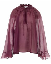 Devotion - Velvet Blouse - Lyst