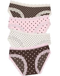 Stripe & Stare - Set Of 4 Briefs - Lyst